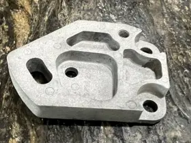 9785269 Hurst Shifter Mounting Bracket Gm 1967-1968 Pontiac Gto