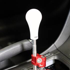 Hybrid Racing Hyb-nob-01-09 For 130r Delrin Shift Knob White M10 X 1.50mm