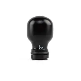 Hyb-nob-01-24 Hybrid Racing Delrin Chicane Shift Knob- Black/ Black