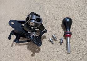 Hybrid Racing Hyb-sas-01-16 Short Shifter Knob And Boot Collar For 2006-2011 Civic