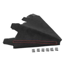 Hybrid Racing Hyb-sba-01-05 Black Alcantara Shift Boot Only For Acura Rsx And Type S 02-06 New