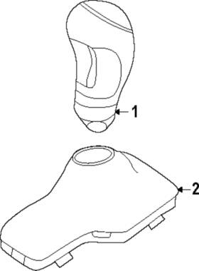 Hyundai 46720-c2300 Genuine Shift Knob