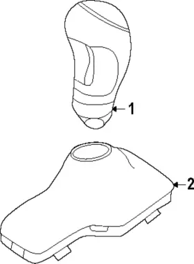 46720-c2300 Hyundai Genuine Shift Knob