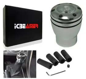 Knob-qq-wh-njpz-l1p01-a Icbeamer Jdm Style Manual Transmision Stick Shifter Shift Knob With Led White Light T272