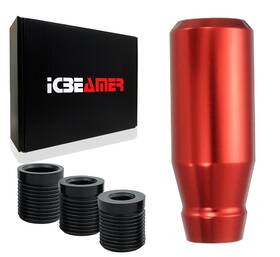 Icbeamer Knob-sn04-rd-nxen-l1p01-a Jdm Racing Interior Aluminum Manual Gear Stick Red Shift Knob 5 6 Speed W471
