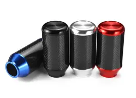 Knob-sn06-sl-nxen-l1p01-a Icbeamer Jdm Silver Aluminum With Carbon Fiber Manual Transmision Shift Knob 5 6 Speed Z52
