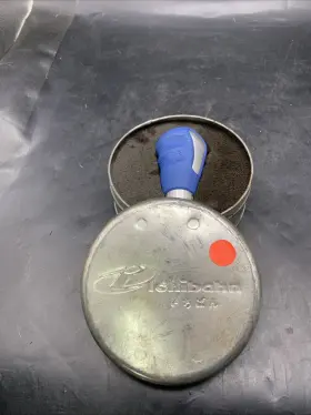 Isk100r Ichibahn Blue Leather And Red Shift Knob For Manual Stick