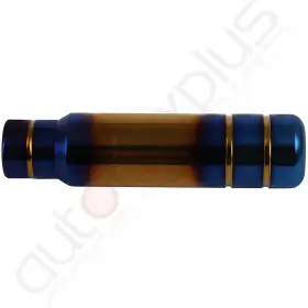 Ic16637001l Ignition-coil 18cm Aluminum Manual Universal Blue Transmission Gear Shift Knob Lever Head