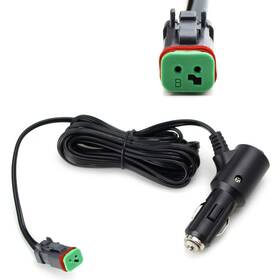 Ijdmtoy Aa1242 10ft 12v Cigarette Lighter Dtp Adapter Harness With Switch Compatible