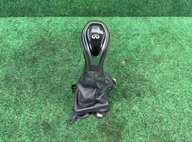 Infiniti 2015-2020 Jx35 2015-2023 Q50 Q60 Qx56 Qx80 Black Leather Gear Shift Knob Oem