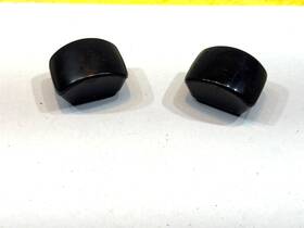 Jaguar 75-91 2 Genuine Xjs Front Seats Recline L And R Black Plastic Oem Knobs