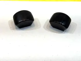 Jaguar 75-91 2 Genuine Xjs Front Seats Recline L And R Black Plastic Oem Knobs
