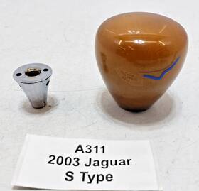 Jaguar C2p6968 2003-2008 Oem S-type X200 Gear Shift Shifter Knob Handle Wood Note