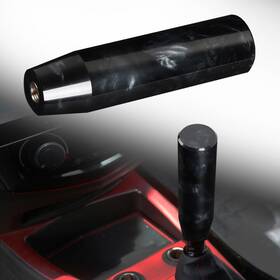 Jdm 56498 Pearl Black Long Stick Manual Car Racing Gear Shift Knob Shifter Universal