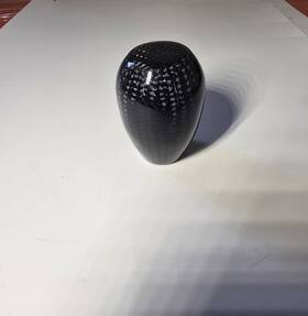Jld Autosports 3-sk-rcf-bk Universal Carbon Fiber / Aluminum Weighted Shift Knob 5 Speed Or 6 Etc