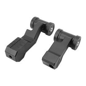 Jonjea 17009bk 2 Car Gear Shift Lever Knob Cover Kit For Jeep Wrangler Jk Jku 2011-2018 Black