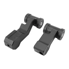 17009bk Jonjea 2 Car Gear Shift Lever Knob Cover Kit For Jeep Wrangler Jk Jku 2011-2018 Black