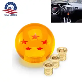 Sk-1004 Jonjea 5 Star Round Dragon Ball Car Shift Knob Manual Gear Shifter Head With 3 Adapters