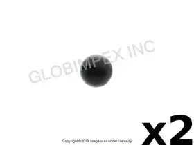 8188001300 Jp Group Dansk Volkswagen 1965-1972 Heater Control Knob Black 2 Pcs