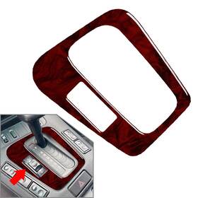 Kabusikikaisya-kawausa 550725493767 Console Gear Shift Panel Cover Trim For Bmw 3 Series E36 1991-99 Red Wood Grain