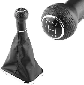 Keenso3doyu5gfze Keenso Shift Knob Gaiter Boot 6 Speed Car Gear Normal As Picture Shown