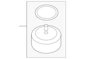 Lr093842 Land-rover Genuine Knob