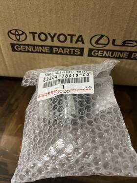 Lexus 33504-78010-c0 Tx 2023 Rx Nx Black Leather Oem Shift Knob Brand New Never Used