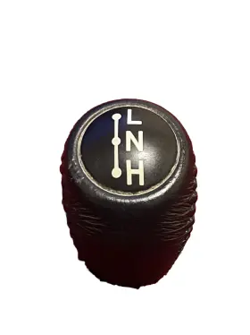 36303-60310 Lexus Lx470 4x4 Transfer Case Shifter Shift Knob 1998-2007 Black Leather Oem