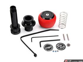 Leyo L151rd - Red Napa Leather Dsg Shift Knob Black Anodized