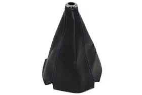 Lihng906 Lihngauto Universal Auto Manual Gear Shift Knob Boot Dust Cover Made Of Black Pu Le