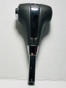 5l7z-7213-aa Lincoln 2005 2006 Navigator Gray Leather And Chrome Gear Shifter Shift Knob Oem