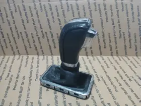 8a5z-7213-a Lincoln 2010-2012 Oem Mkz Leather Automatic Shifter Knob And Boot Handle