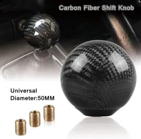 Tp-05 Lineely Carbon Fiber Shift Knob Gear Shifter Knobs Round Ball Stick Level Black Tp-05 Lineely Carbon Fiber Shift Knob Gear Shifter Knobs Round Ball Stick Level Black