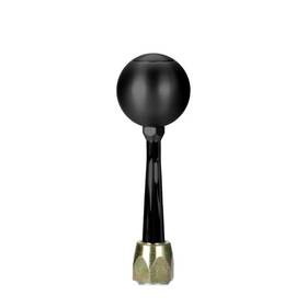 Lokar Co700fxrb 700-r4 Black Cable 6 Inch Strt. Round Knob Shifter