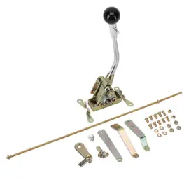 Fm350eqb Lokar Speedway/lokar 8 In Single Bend Muscle Shifter Th350/th400 Blk