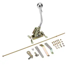Fm350eqt Lokar Speedway/lokar 8in Single Bend Muscle Shifter Th350/th400 Brite