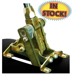 Fm350gm Lokar - Floor Mount Bench Bend 16 Inch Shifter For Th350 With Brushed Mush Knob