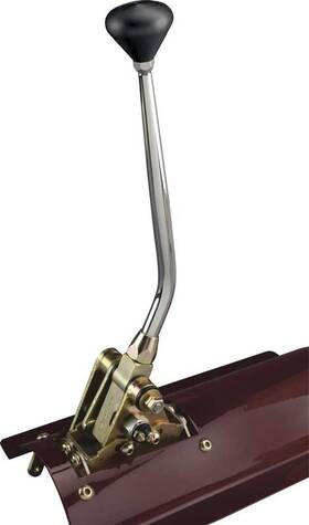 Lokar Performance Products Fm63502 Th350 Floor Mount Shifter With 8 Inch Chrome Handle And Black Anodized Mushroom Knob