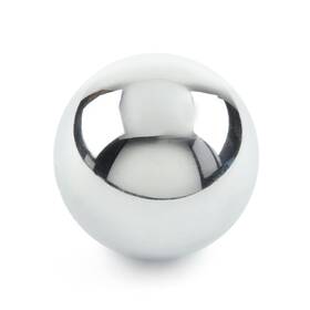 Lokar Sk-6931 Shift Knob Solid Aluminum Round Polished 3/8-16