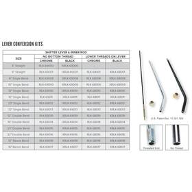 Lokar Xrlk-69014 Shift Lever Conversion Kit 16 Inch Double Bend
