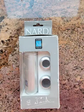 3700.00.0002 Luisi Nardi Handbrake Handle - Natural Aluminium Universal Fitting. New No Box
