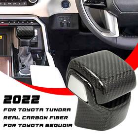 Mag 13416341 Real Carbon Fiber Gear Shift Knob Stick Lever For Toyota Sequoia Tundra 22-2024