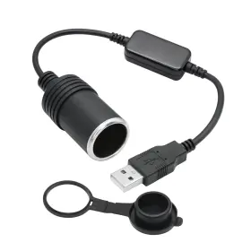 Ma-136 Maixbomr Usb A Male To Cigarette Lighter Female Socket 1ft