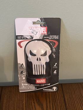 Marvel Mvl-0106cn Skull Logo Stick Cover- Universal Punisher Shift Knob Cover - New Sealed
