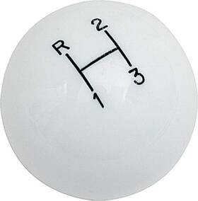 Max Performance Py672 67-69 Firebird White 3 Speed Shift Knob