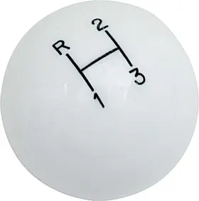 Py672 Max Performance 67-69 Firebird White 3 Speed Shift Knob