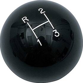 Max Performance Rpi674a Reproduction 5/16 Black 2 Inch 3 Speed Shift Knob For 1967-1969 Pontiac Firebird