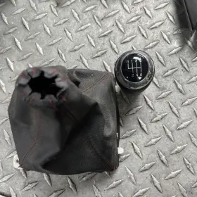 1pcs5 Mazda 726215141009 Speed Manual Gear Stick Shift Knob Fit For 3 Bk Bl Cx-7 Er Blackbd14