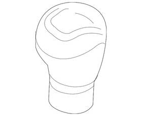 Mazda Bp4l-46-030a Genuine Shift Knob