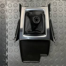 Mazda Gml864362 2014-2016 6 Manual Trans Gear Shifter Bezel Trim Boot Cover Assembly Oem
